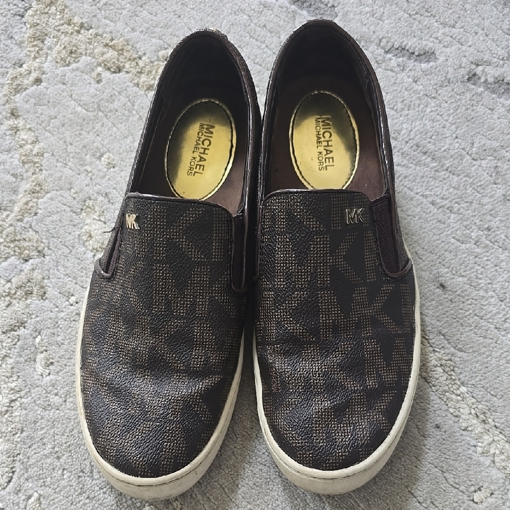 Micheal Kors Logo slide sneakers